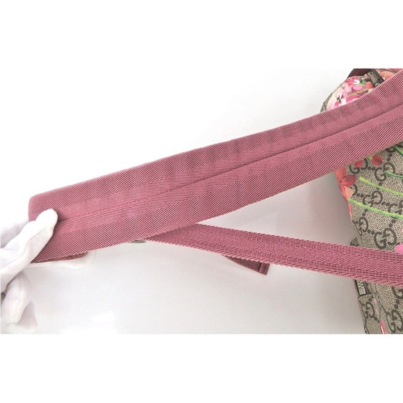 Gucci Floral Backpack - Pink and Brown - Picture 9 of 16